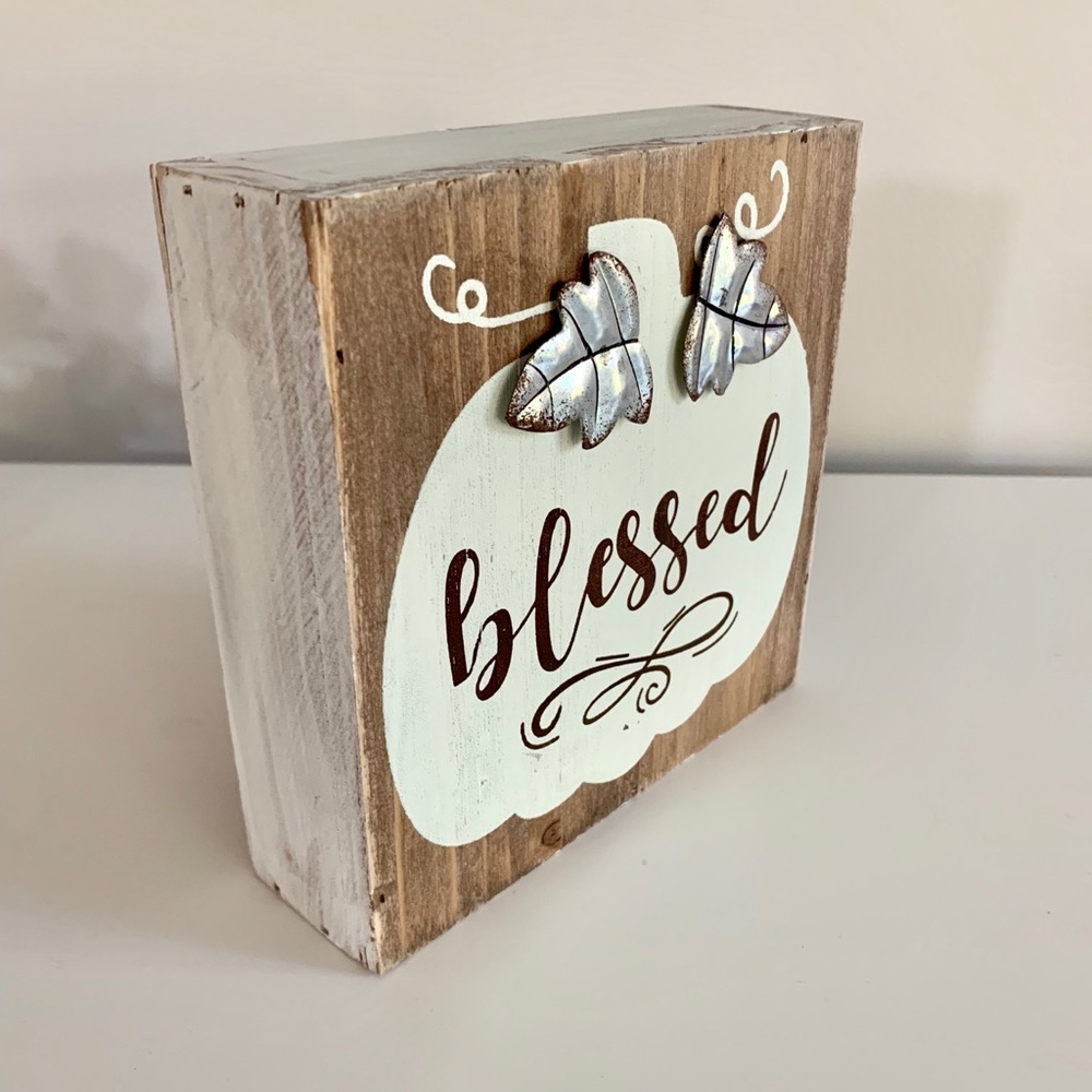 Blessed Wood Box Decor - Picture 2 of 4